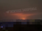В городе Запорожье после удара беспилотников прогремела серия взрывов
