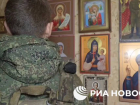 «Без веры очень сложно жить»: в блиндажном храме бойцов «Днепра» прошло рождественское богослужение