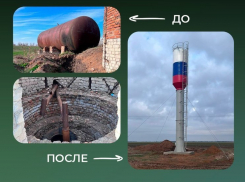 В селе Владимировка Запорожской области установили новую водонапорную башню
