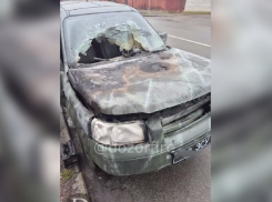 Партизаны сожгли машину боевиков киевского режима в Запорожье