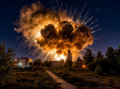 Серия ночных взрывов от ударов авиабомб сотрясла позиции ВСУ в городе Запорожье 