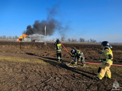 «Жигули» сгорели дотла из-за замыкания проводки под Бердянском 