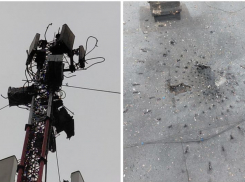 Здание Санэпидемстанции и вышка сотовой связи попали под удар ВСУ в Энергодаре