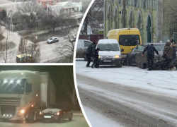 Массовые заносы и ДТП: как Мелитополь встретил первую зимнюю метель и гололёд
