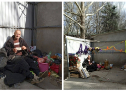 После публикации «Блокнота» бездомного определили в «Красный крест» в Мелитополе