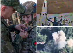 Испытание нового боеприпаса, зловещее селфи и передача гумпомощи медикам: «БАРС-Сармат» сжигает врага в Запорожье