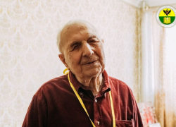 Ветеран ВОВ Николай Голофаст отметил вековой юбилей в Мелитополе