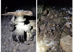 Рогозин показал обломки дронов ВСУ, атаковавших энергетику Запорожской области в ночь на 18 января