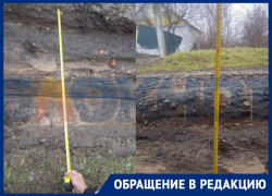 Огромный ров посреди улицы не могут закопать жителям Васильевки