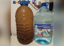 Жуткой водой из-под крана и отключениями возмутился житель Михайловки