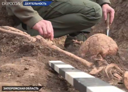 Останки двух красноармейцев нашли в запорожском селе