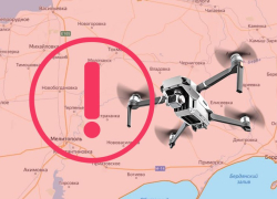 Дроновая опасность объявлена на всей Запорожской области