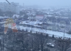 Первый снегопад накрыл всю Запорожскую область утром 10 декабря