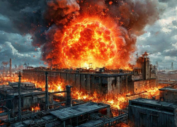 ВСУ ударили по рыбному заводу в городе Каменка-Днепровская 