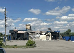 ВСУ сожгли супермаркет «Мера» в Каменке-Днепровской