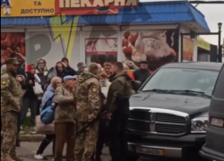 В городе Запорожье военком открыл стрельбу