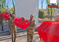Останки красноармейцев, погибших при освобождении Запорожской области, перезахоронили под Мелитополем