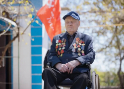 Ветерана ВОВ Андрея Беликова из Запорожской области поздравили с Днем Победы