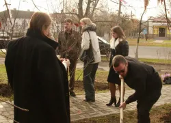 В Запорожье появилась «Аллея Семьи»