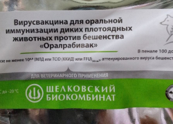 Иммунизация диких животных против бешенства началась в Запорожской области