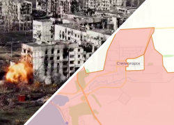 Российские бойцы взяли под контроль здание мэрии Степногорска и местный «Орешник»