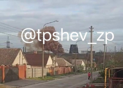 Причину загрязненного воздуха сняли на видео в Запорожье