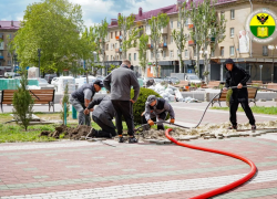 Фонтан на площади Победы готовятся запустить в Мелитополе
