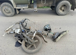 16-летний подросток на мопеде попал в больницу после ДТП в запорожском селе
