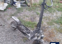 В Константиновке загорелся электросамокат 