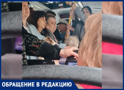 Читатели «Блокнота» показали «адскую» давку в мелитопольском автобусе