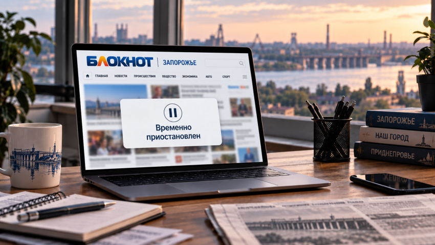 «Блокнот Запорожье» временно приостанавливает работу
