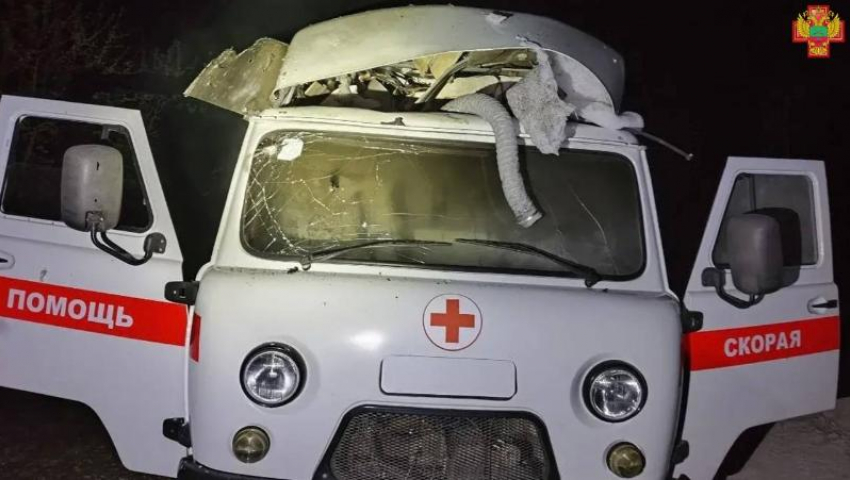 Украинские боевики атаковали машину «скорой» под Токмаком