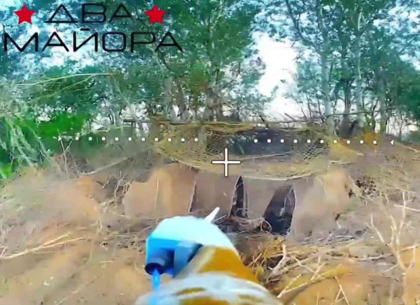 Российские военные уничтожили хитро замаскированную позицию ВСУ на Запорожском фронте СВО