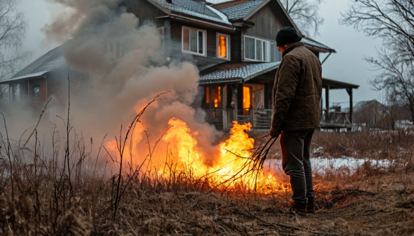В Запорожской области за сутки сгорело почти 2 гектара сухой травы