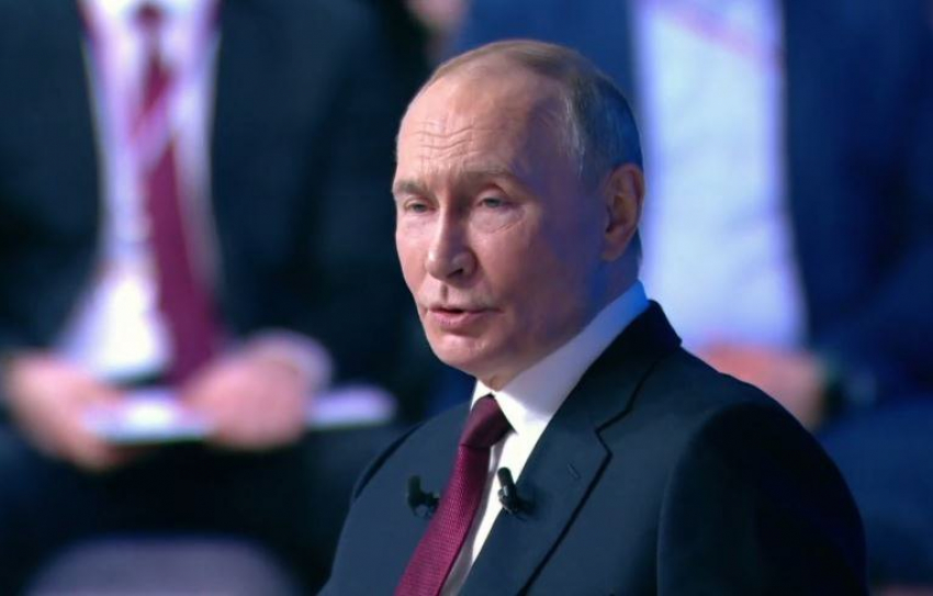 Запорожцы пригласили Путина в гости на прямой линии