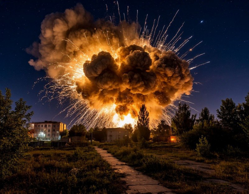 Взрывы прозвучали на фоне атаки БПЛА в подконтрольном ВСУ Запорожье ночью 15 ноября