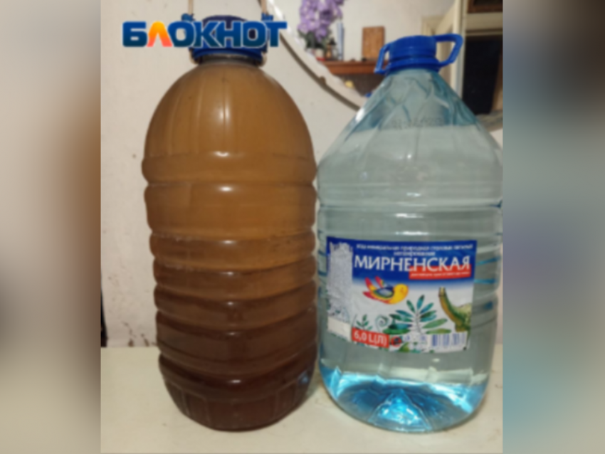 Жуткой водой из-под крана и отключениями возмутился житель Михайловки