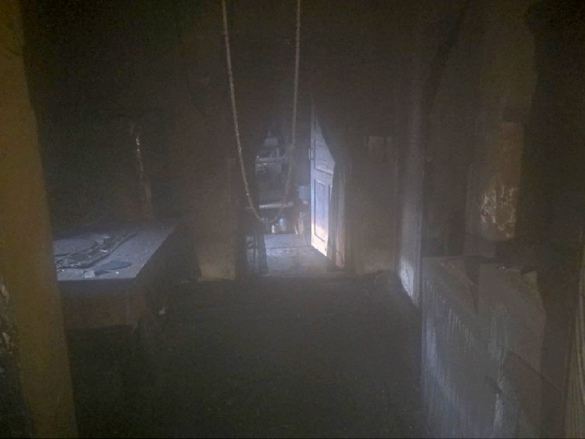 Появилось фото с места пожара, где нашли сгоревшим 60-летнего жителя Пологовского округа