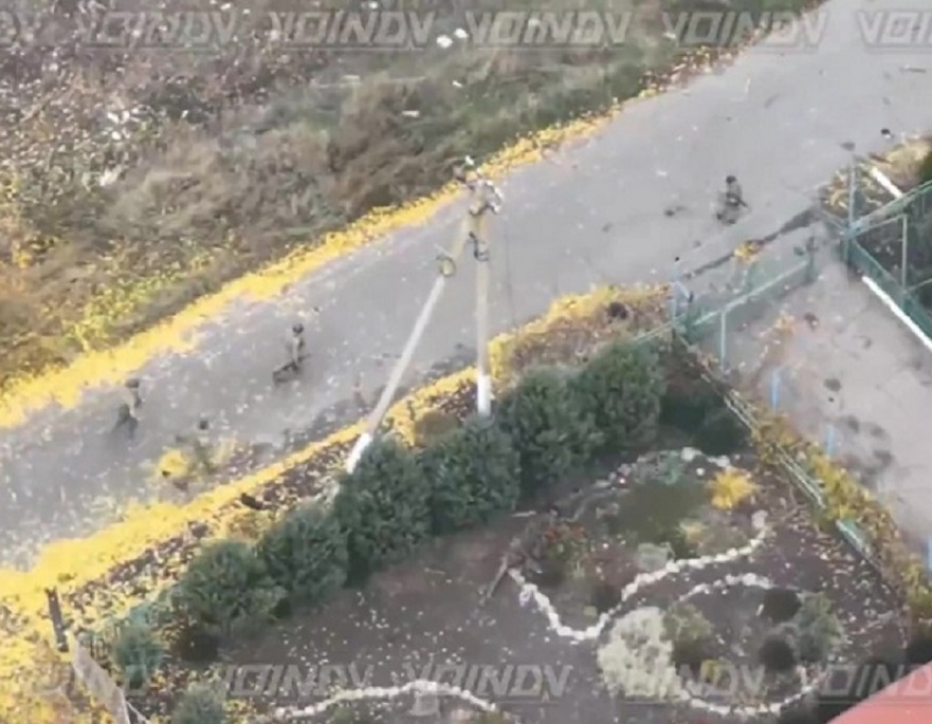 Бегство боевиков ВСУ из Успеновки попало на видео на стыке Запорожья и Днепропетровщины