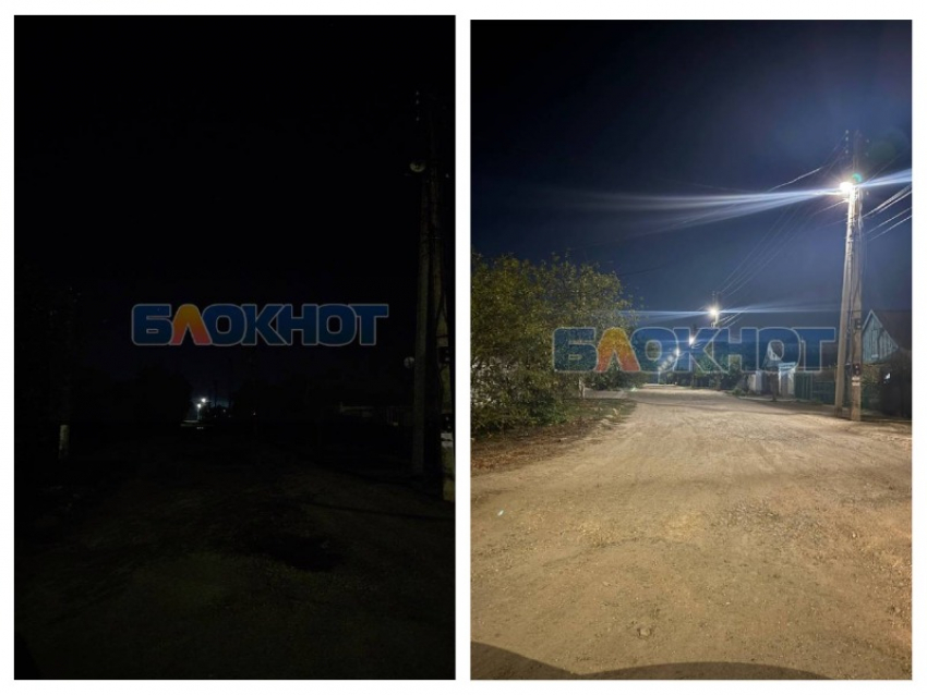 Самая темная улица Мелитополя после публикации «Блокнота» стала самой светлой