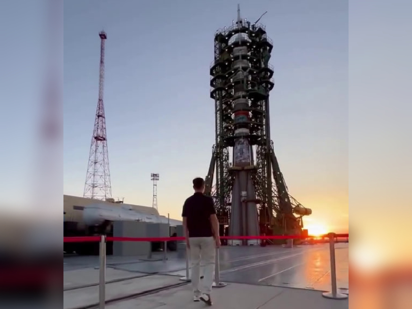 Запорожский космонавт Зубрицкий показал российскую ракету, стартующую на МКС 14 июля