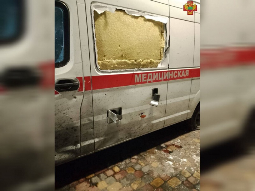 В Васильевке дрон ВСУ атаковал машину «скорой», которая везла пациента в больницу