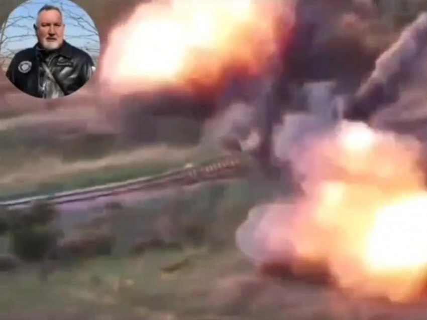 Сенатор Рогозин показал уникальные кадры подрыва моста под Малиновкой в Запорожской области