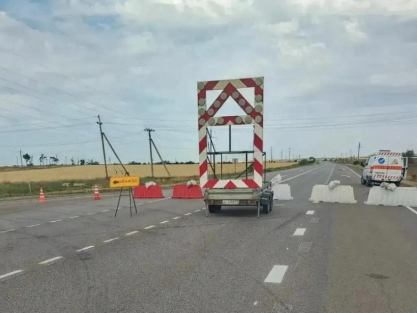 Участок трассы Р-280 «Новороссия» перекрыли из-за атаки ВСУ в Запорожской области