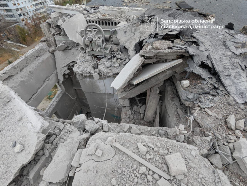 Запорожскую область обстреляли 433 раза за сутки