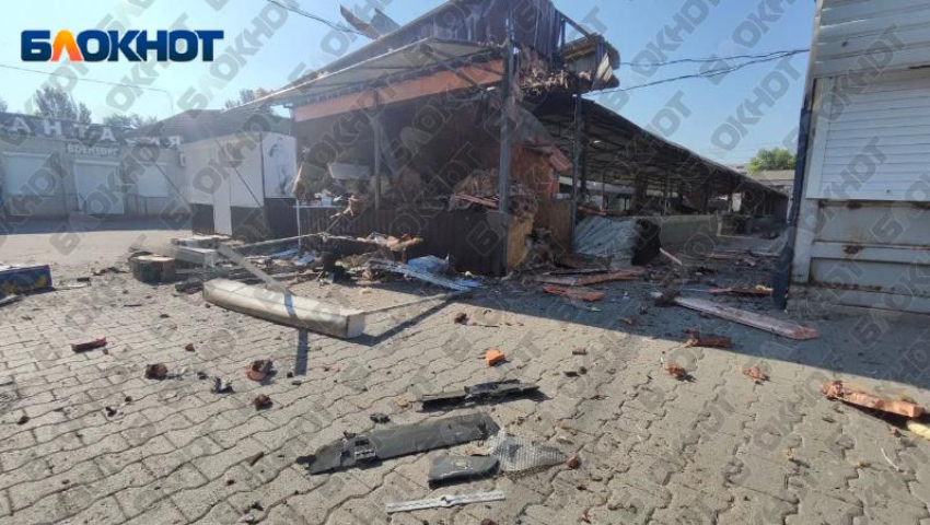 Боевики ВСУ ударили по центральному рынку в Токмаке