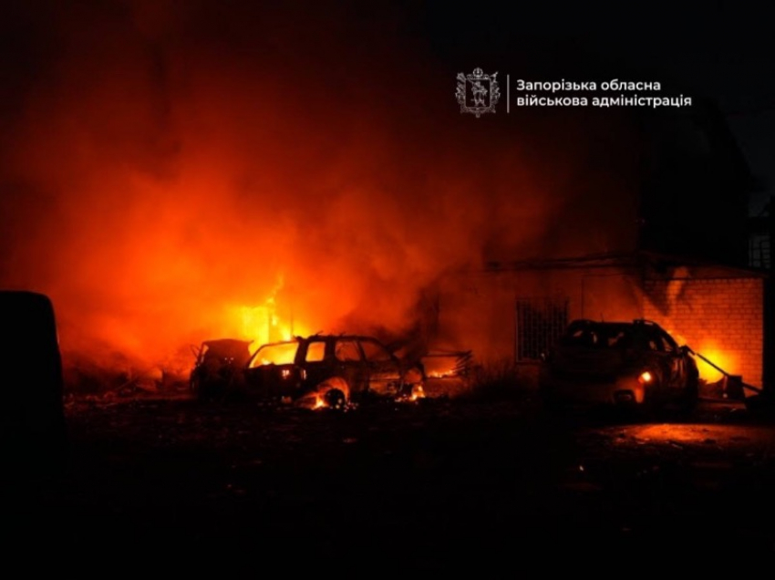 Череда взрывов прогремела в Запорожье ночью 22 сентября