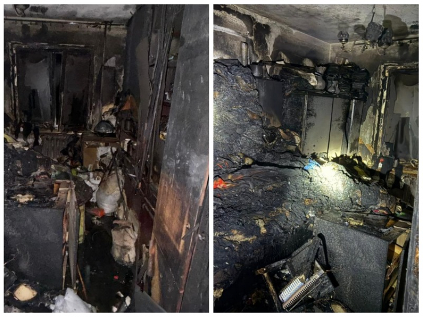 Пожарные эвакуировали людей из горящего дома в Запорожье