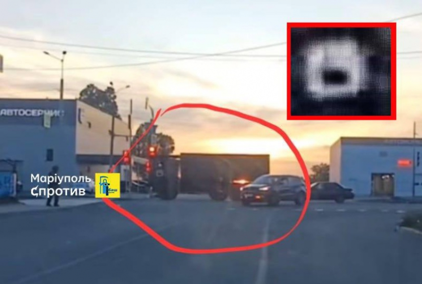 Колонны грузовиков ВС РФ с новым тактическим знаком заметили в районе Бердянска