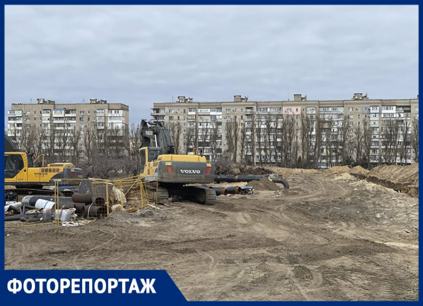 Как выглядит строящийся район на месте садов Филибера в Мелитополе
